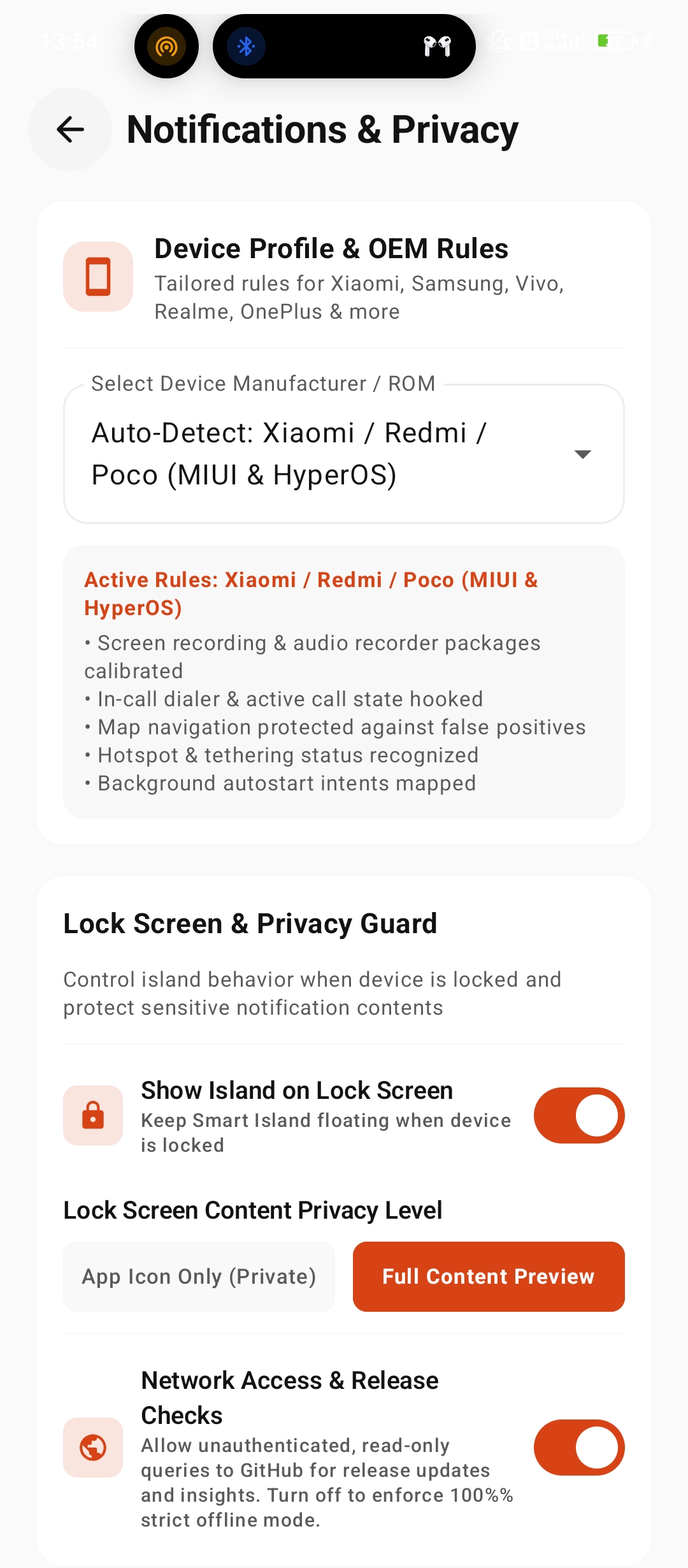 Notifications and Privacy Rules