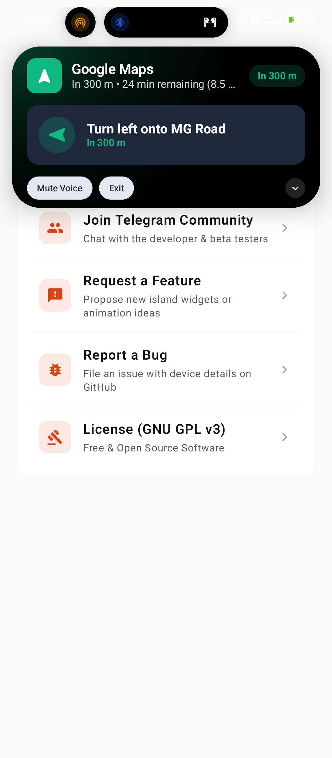 Expanded Navigation and About